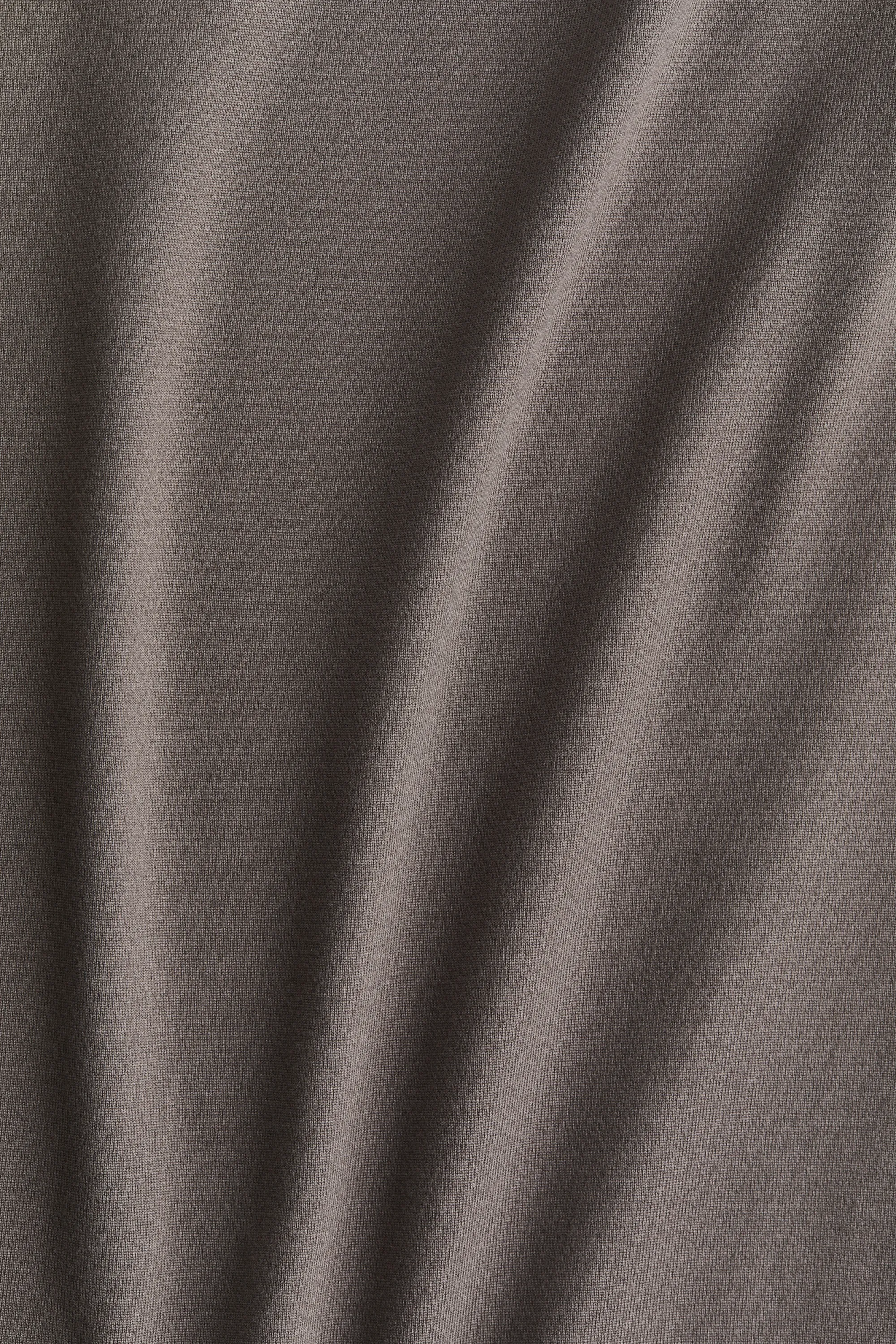 Robe maxi avec col cheminée - Gris