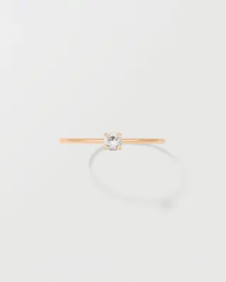 BAGUE ROXANE - Or blanc 18 carats — photo 4