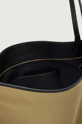CABAS DARLA BEIGE/NOIR — photo 4