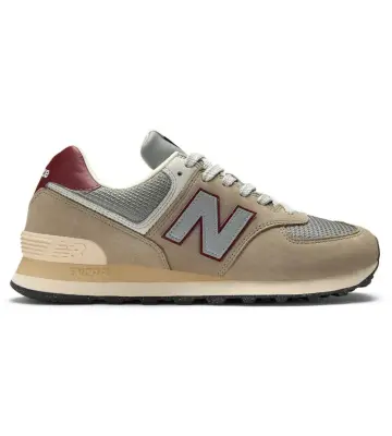 NEW BALANCE 574 Gris Bordeaux — photo 3