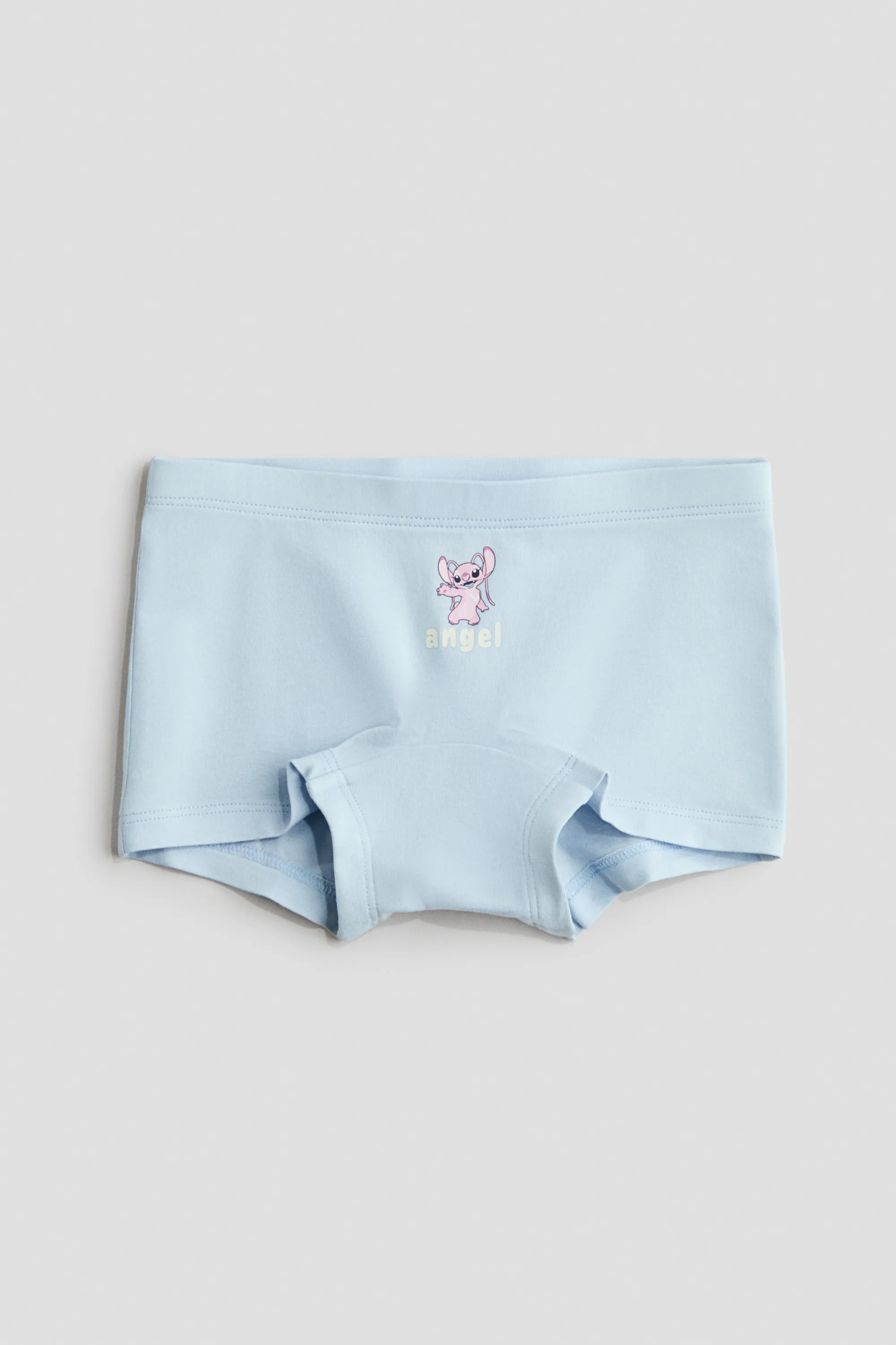 Lot de 5 boxers en coton - Bleu clair/Lilo et Stitch