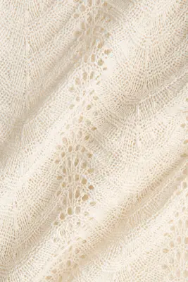 Polo façon crochet - Beige clair — photo 3
