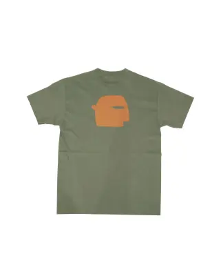 Tee Olive Logo Head Brown — photo 3