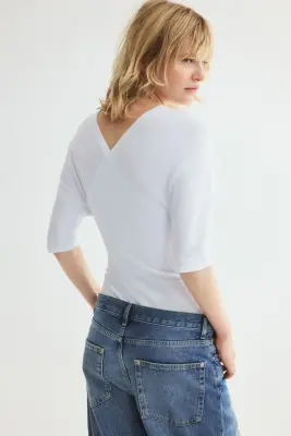 Body croisé - Blanc — photo 3