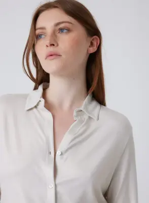 Chemise en viscose et élasthanne