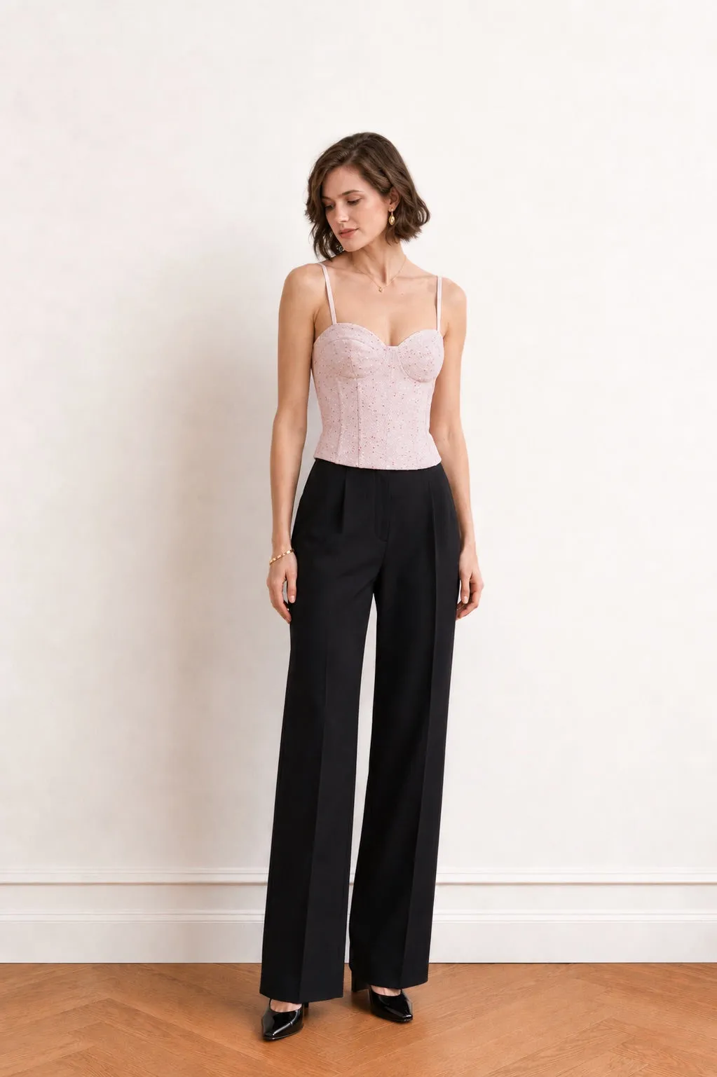 Esme Polka Dot Corset Top