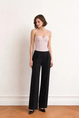 Esme Polka Dot Corset Top — photo 1