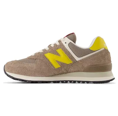 NEW BALANCE U574 Taupe Jaune — photo 4