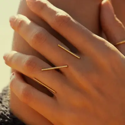Bague double doigt Joy – BDM Studio — photo 3