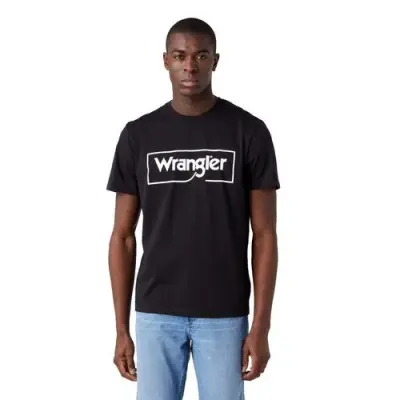 WRANGLER TEE SHIRT Noir — photo 1