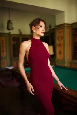 Julia Halter Knit Dress - Black — photo 4