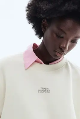 Sweat imprimé - Blanc/Note Floreali — photo 3
