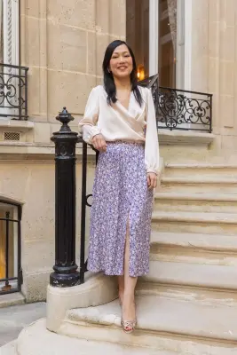 Jupe Géraldine - fleuri — photo 4
