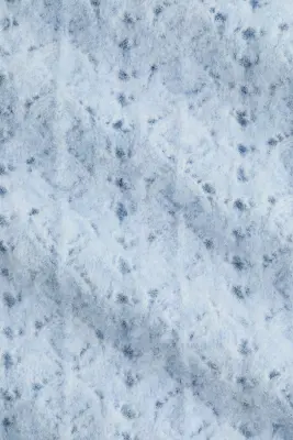 Pull épaules nues en maille pointelle - Bleu clair — photo 3