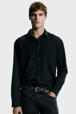 Chemise Regular Fit - Noir — photo 2