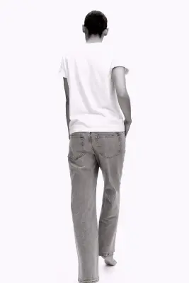 MAMA Jean large - Bleu denim clair — photo 3