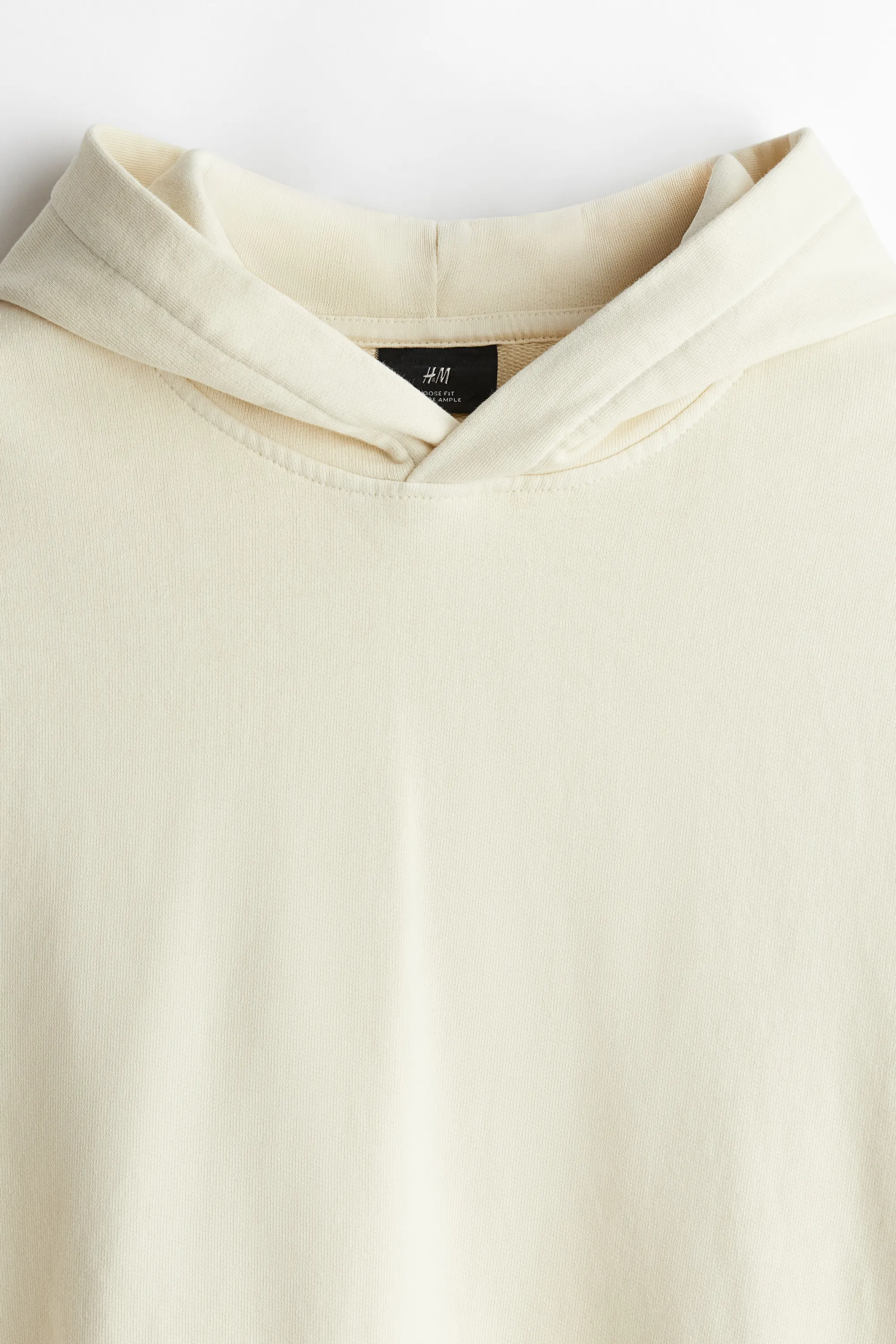 Hoodie délavé Loose Fit - Beige clair