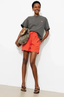 Short fluide uni Femme — photo 2