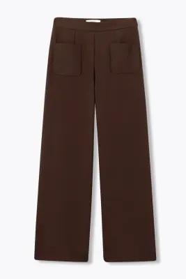 Pantalon large taille haute — photo 1