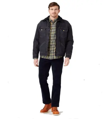 WRANGLER VELOURS TEXAS Marine — photo 3