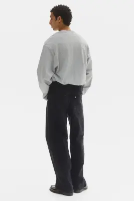 Loose Jeans - Noir denim — photo 2