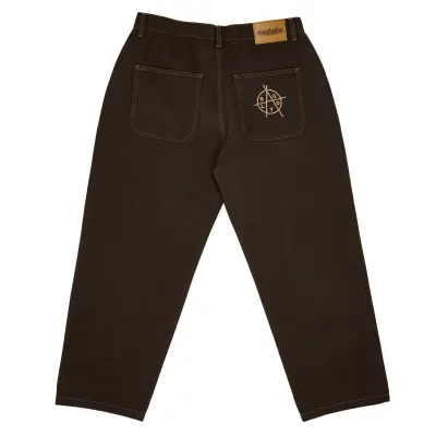 pantalon baglady denim – brown — photo 2