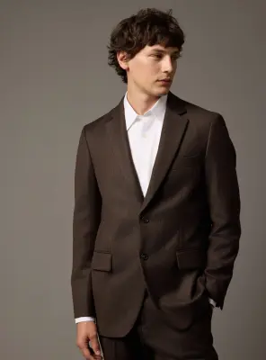 Veste de costume Alois Coffee — photo 4