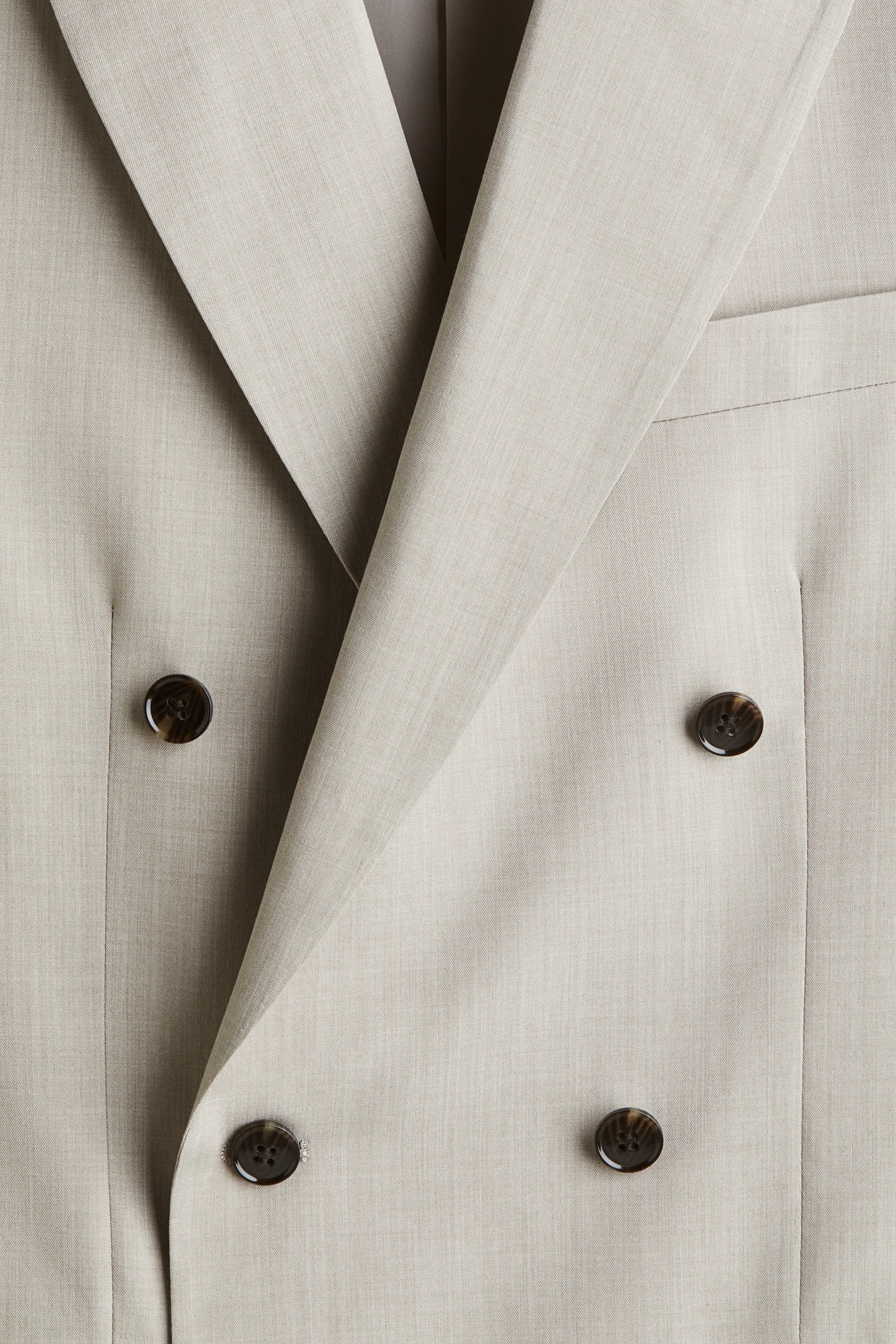 Veste Regular Fit à fermeture croisée - Grège