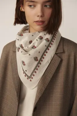 Foulard Nymou Sesame — photo 2