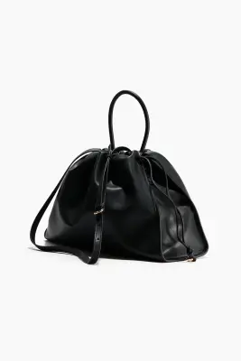 Grand sac avec cordon de serrage - Noir — photo 1