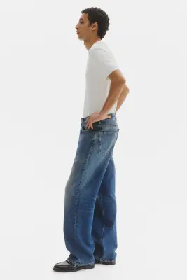 Loose Jeans - Bleu denim — photo 3