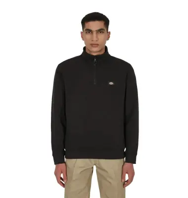 DICKIES OAKPORT QUATER ZIP SWEAT Noir — photo 2