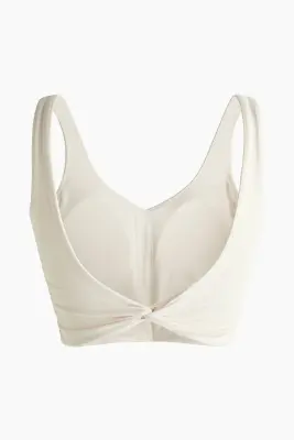 Débardeur avec détail torsadé SoftMove™ - Ivoire — photo 5