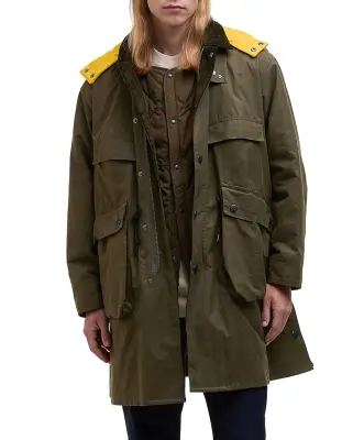 x Kaptain Sunshine Bedale Casual Field Coat Khaki Brown — photo 2