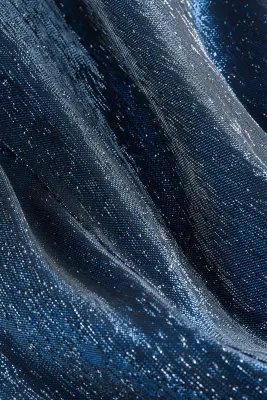 Robe bandeau scintillante - Bleu — photo 2