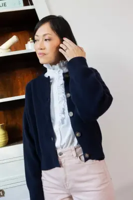 Cardigan Chloé - marine — photo 4