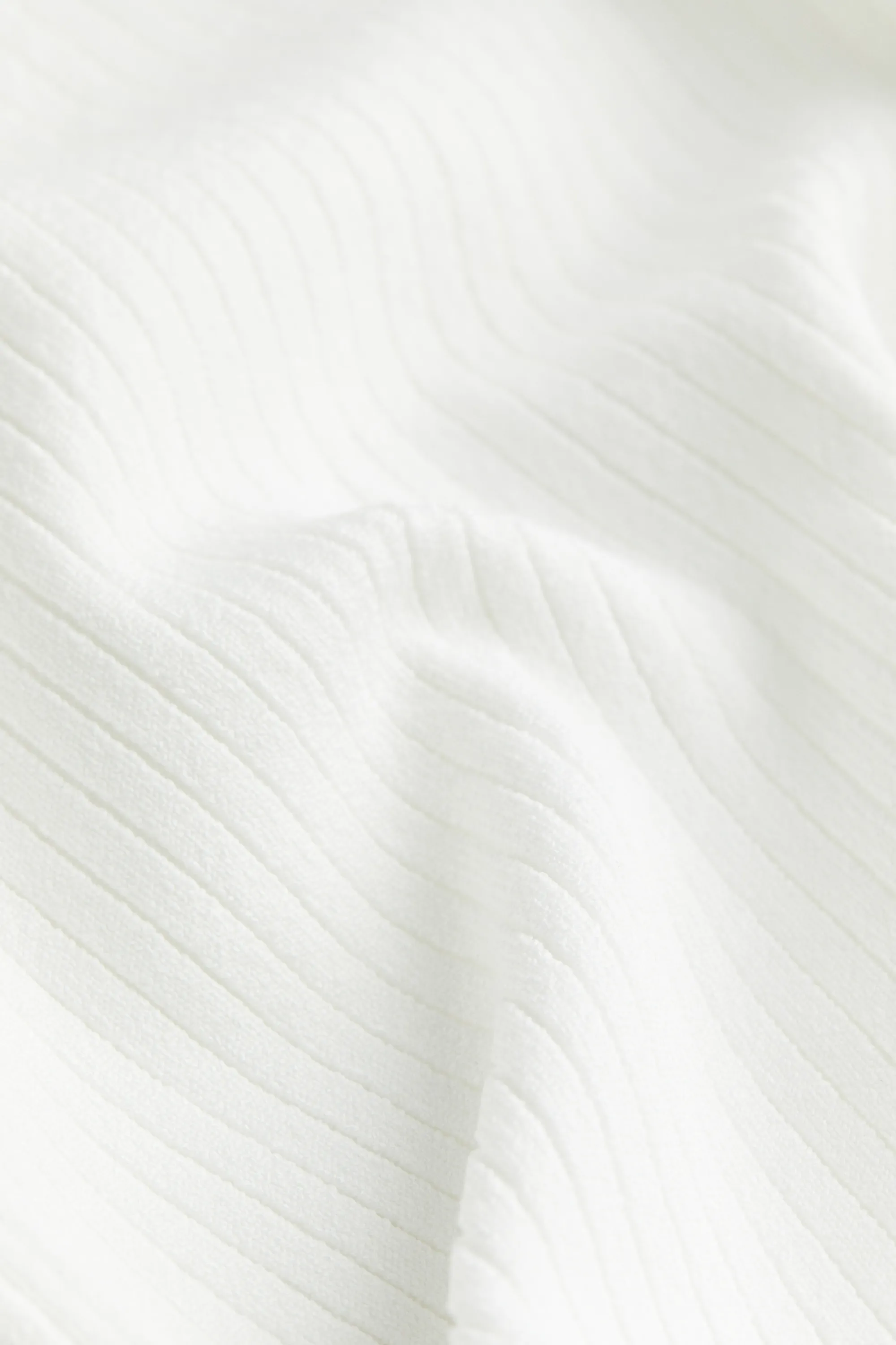 Pull à encolure asymétrique - Blanc