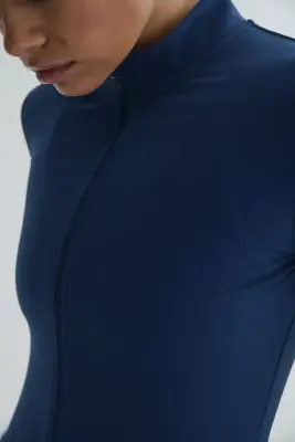 Veste de sport zippée SoftMove™ - Bleu orage — photo 1
