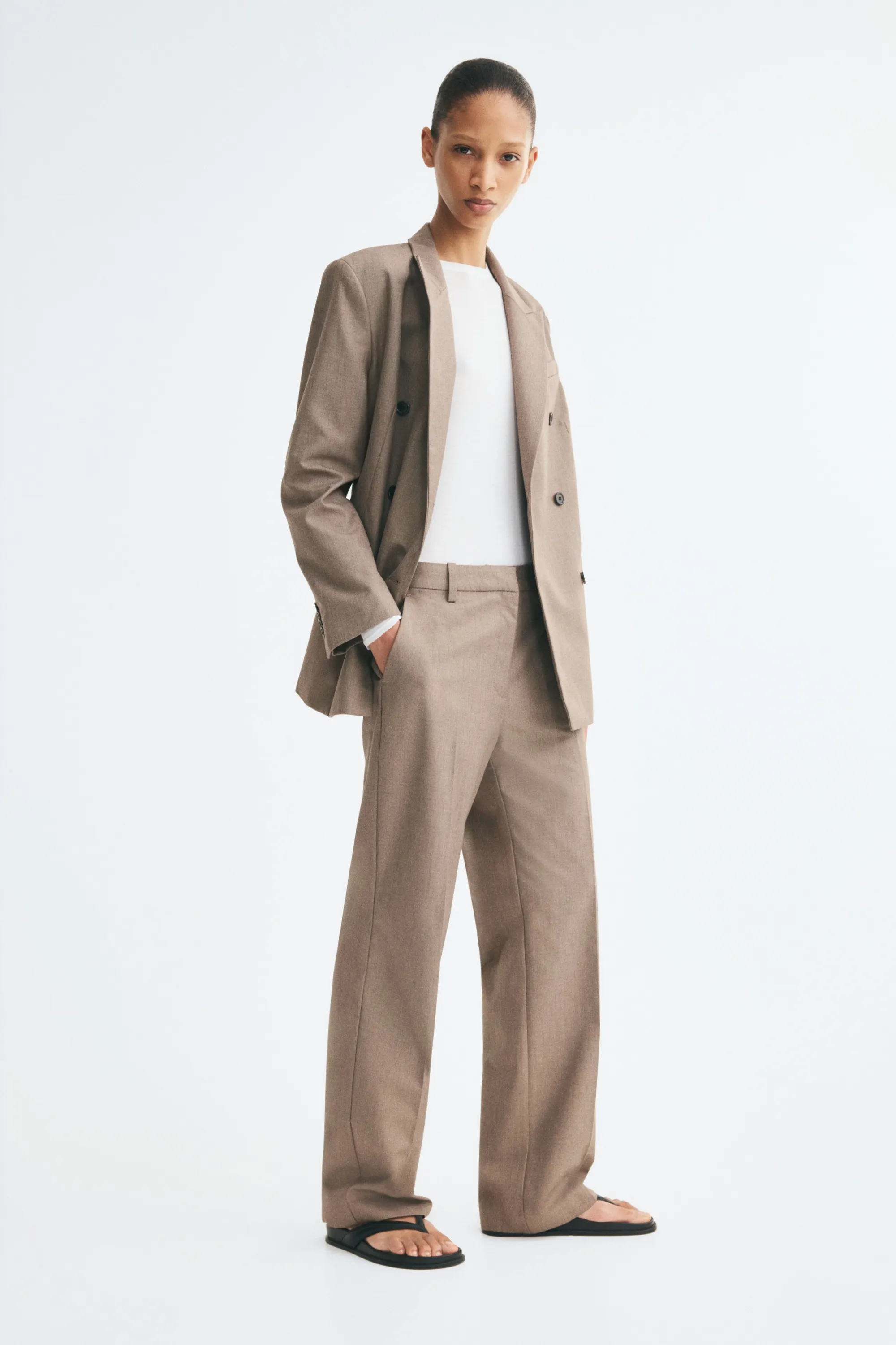 Pantalon chic - Taupe