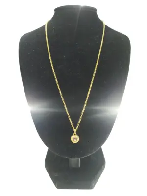Chaine jaune chopard happy diamonds icons 1 diamant mobile (0,05 ct)