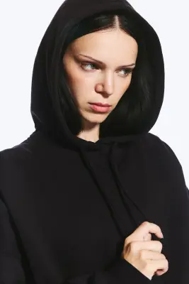 Sweat à capuche standard - Noir — photo 2