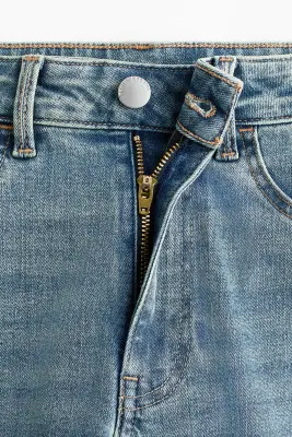 Skinny High Waist Ankle Jeans - Bleu denim — photo 4