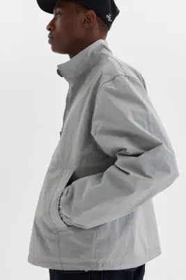 Veste coupe-vent déperlante - Gris clair — photo 4