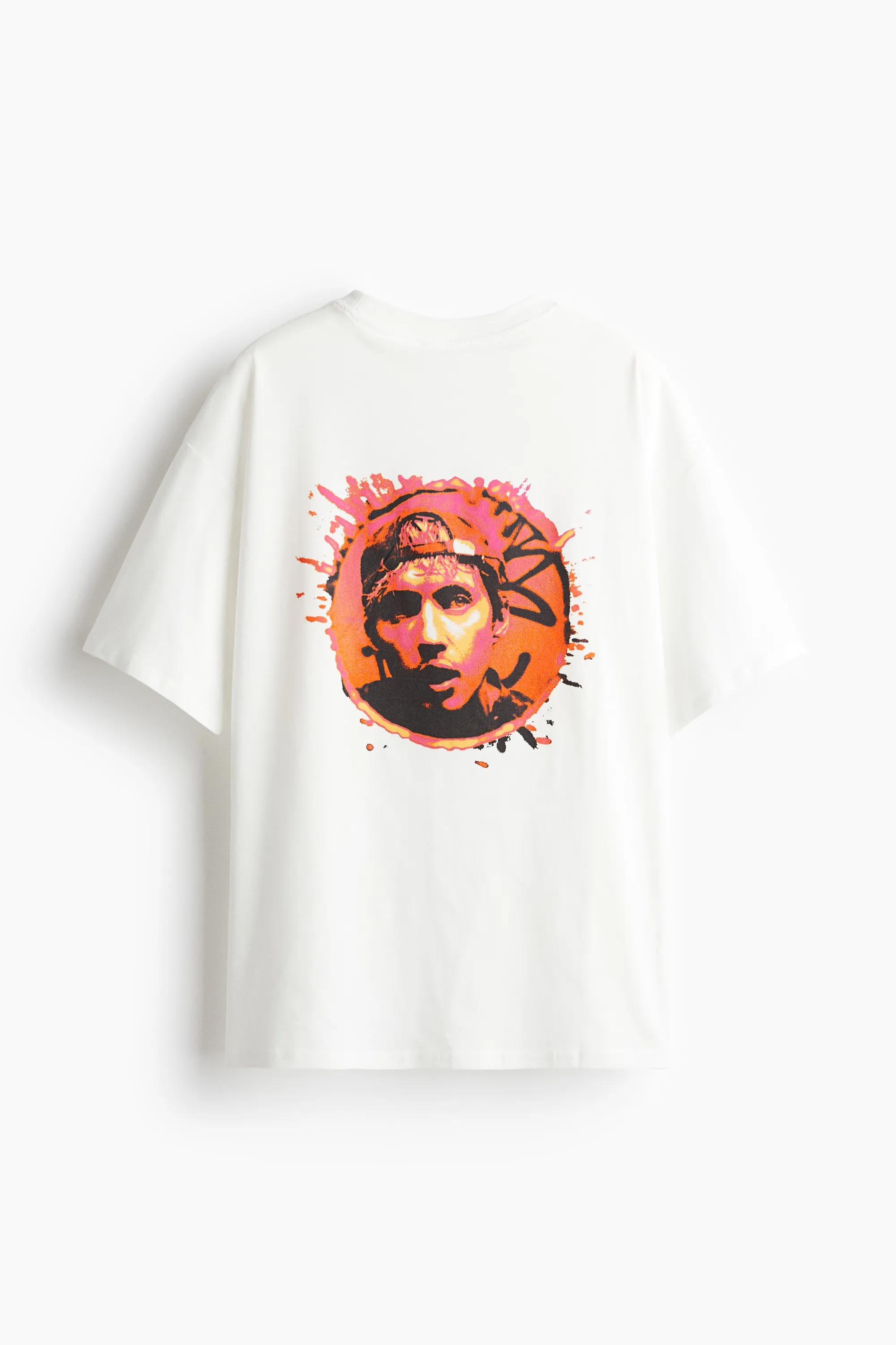T-shirt oversize imprimé - Blanc/Troye Sivan