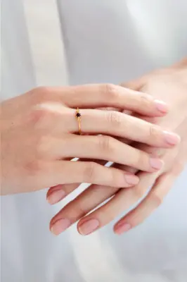 BAGUE PENELOPE II - Or rose — photo 4