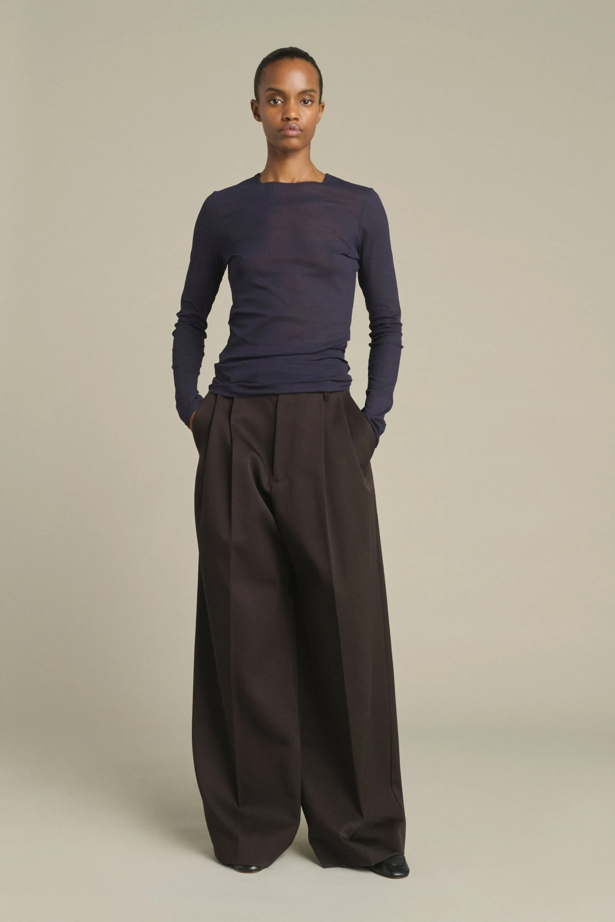 TEE-SHIRT JIA VIOLET FONCÉ