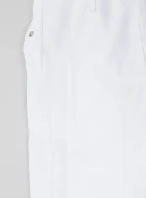 Bionic Pants in White Grained Nylon — photo 4