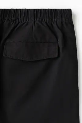 Pantalon à coutures tournantes Relaxed Fit - Noir — photo 4