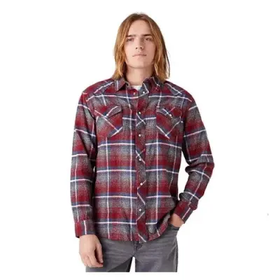 WRANGLER CHEMISE CARREAUX Rouge — photo 1