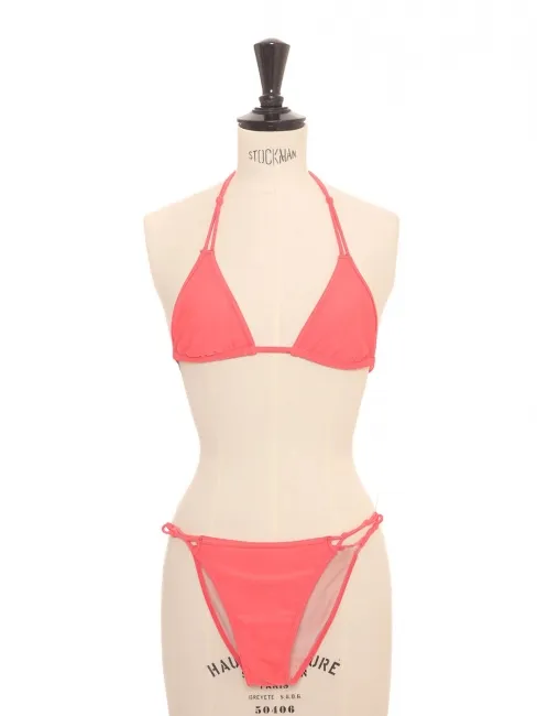Maillot de bain deux pièces bikini rose bonbon  Px boutique 230€ Taille 36